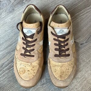 Montado Natural Cork Sneakers Brown Suede Mens 9 UK 8 EU 42